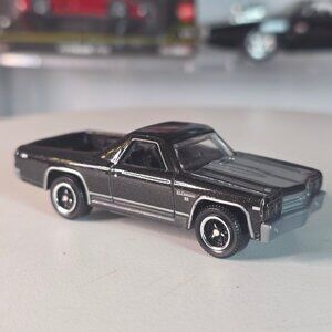 Matchbox 1997 '70 El Camino SS Black Chrome Loose Mint Diecast